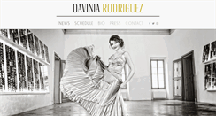 Desktop Screenshot of daviniarodriguez.com